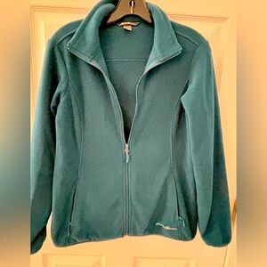 Eddie Bauer Women's Teal Fleece Jacket